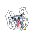 激しいワオキツネザル（個別スタンプ：9）