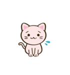にゃんこ顔スタンプ（個別スタンプ：3）