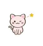 にゃんこ顔スタンプ（個別スタンプ：5）