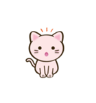 にゃんこ顔スタンプ（個別スタンプ：18）