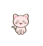 にゃんこ顔スタンプ（個別スタンプ：25）