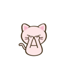 にゃんこ顔スタンプ（個別スタンプ：26）