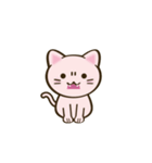 にゃんこ顔スタンプ（個別スタンプ：40）