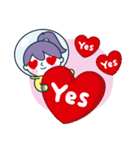 Jokukuma in Love（個別スタンプ：9）