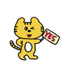 とら、たまにねこ（個別スタンプ：8）