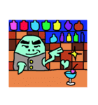 にょろゴースト2（個別スタンプ：7）