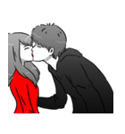 Manga couple in love 4（個別スタンプ：1）