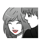 Manga couple in love 4（個別スタンプ：23）