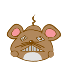 A Little Brown Onigiri-Rats（個別スタンプ：3）