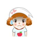 Apple cute（個別スタンプ：4）