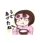 ぐーたら食いしん坊スタンプ（個別スタンプ：8）