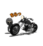 アメリカンバイク ブラックライダー2（個別スタンプ：37）