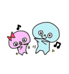 三色おまめの仲間たち（個別スタンプ：38）