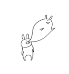 うさぎさんだよ（個別スタンプ：5）