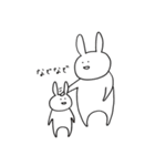 うさぎさんだよ（個別スタンプ：9）