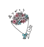 うさぎさんだよ（個別スタンプ：35）