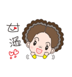 58-year-old female flowers Kyi（個別スタンプ：1）