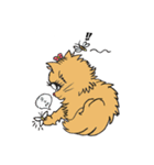 猫のクルミちゃんとマーブルくん（個別スタンプ：5）