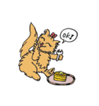 猫のクルミちゃんとマーブルくん（個別スタンプ：6）