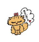猫のクルミちゃんとマーブルくん（個別スタンプ：8）