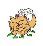 猫のクルミちゃんとマーブルくん（個別スタンプ：9）