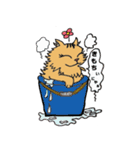 猫のクルミちゃんとマーブルくん（個別スタンプ：12）