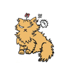 猫のクルミちゃんとマーブルくん（個別スタンプ：18）