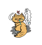 猫のクルミちゃんとマーブルくん（個別スタンプ：19）