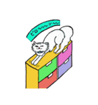 猫のクルミちゃんとマーブルくん（個別スタンプ：22）