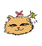 猫のクルミちゃんとマーブルくん（個別スタンプ：32）