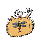 猫のクルミちゃんとマーブルくん（個別スタンプ：34）