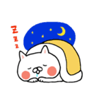 しろにゃんこの日常スタンプ（個別スタンプ：9）