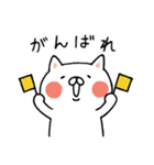 しろにゃんこの日常スタンプ（個別スタンプ：20）