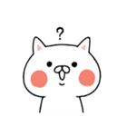 しろにゃんこの日常スタンプ（個別スタンプ：32）