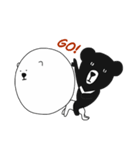 ポポくま and ムウンムウンくま（個別スタンプ：7）
