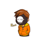 skull mask boy（個別スタンプ：3）