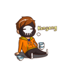 skull mask boy（個別スタンプ：9）