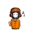 skull mask boy（個別スタンプ：38）
