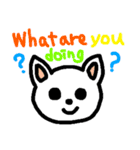 ひげのないねこたち（個別スタンプ：3）