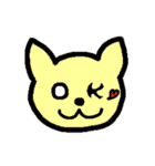ひげのないねこたち（個別スタンプ：24）