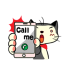 red scarf cat chu（個別スタンプ：2）