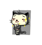 red scarf cat chu（個別スタンプ：4）