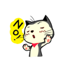 red scarf cat chu（個別スタンプ：9）