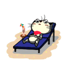 red scarf cat chu（個別スタンプ：10）
