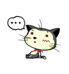 red scarf cat chu（個別スタンプ：18）