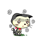 red scarf cat chu（個別スタンプ：21）