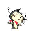 red scarf cat chu（個別スタンプ：22）