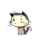 red scarf cat chu（個別スタンプ：24）