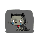 red scarf cat chu（個別スタンプ：32）