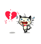 red scarf cat chu（個別スタンプ：34）